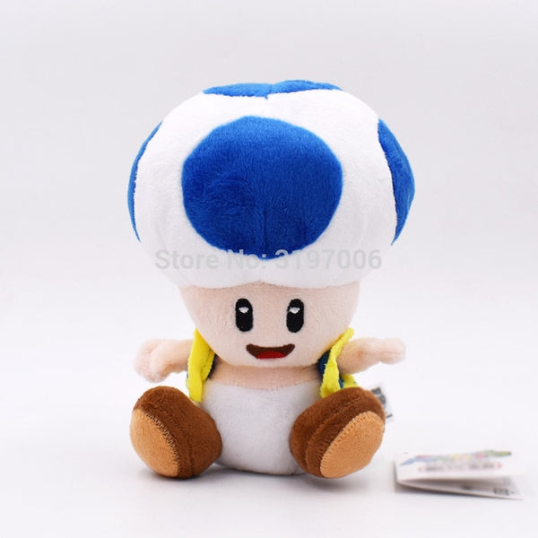 17cm Super Mario Bros Toad Plush Stuffed