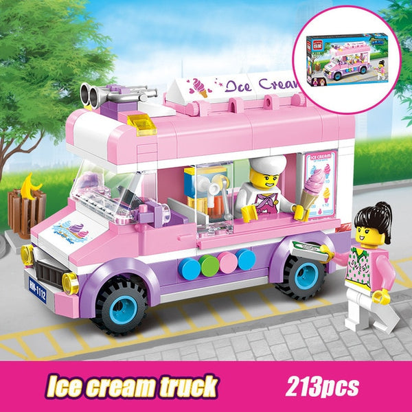 1112 213pcs Girl's Dream Town Constructor Model Kit