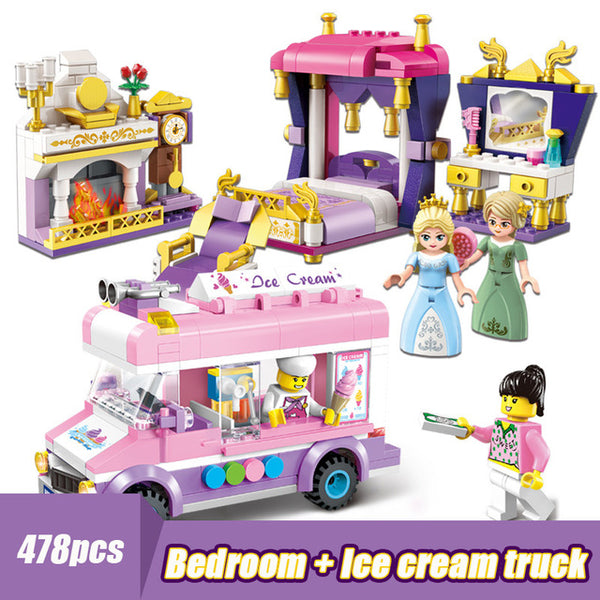 1112 213pcs Girl's Dream Town Constructor Model Kit