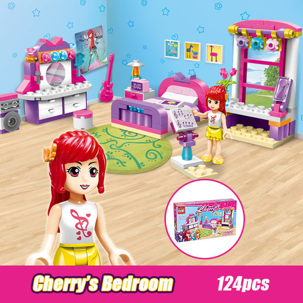 1112 213pcs Girl's Dream Town Constructor Model Kit