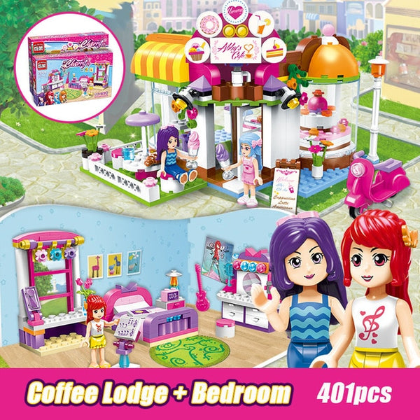 1112 213pcs Girl's Dream Town Constructor Model Kit