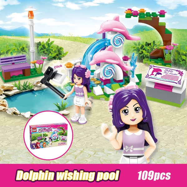 1112 213pcs Girl's Dream Town Constructor Model Kit