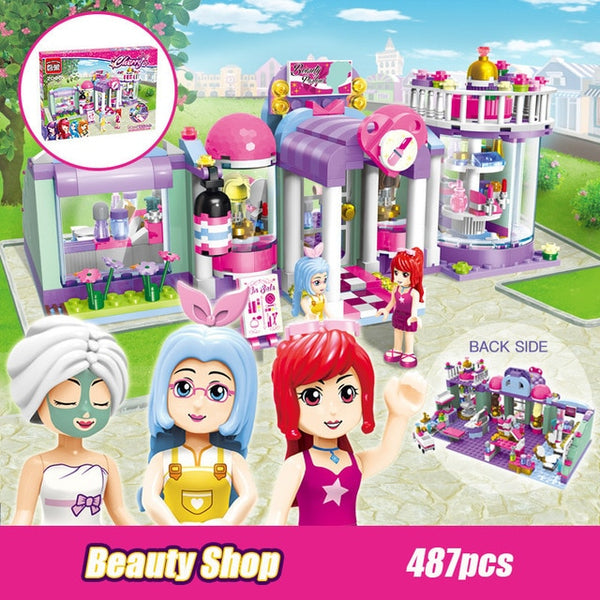 1112 213pcs Girl's Dream Town Constructor Model Kit