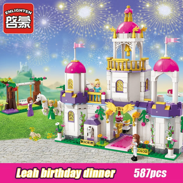 1112 213pcs Girl's Dream Town Constructor Model Kit