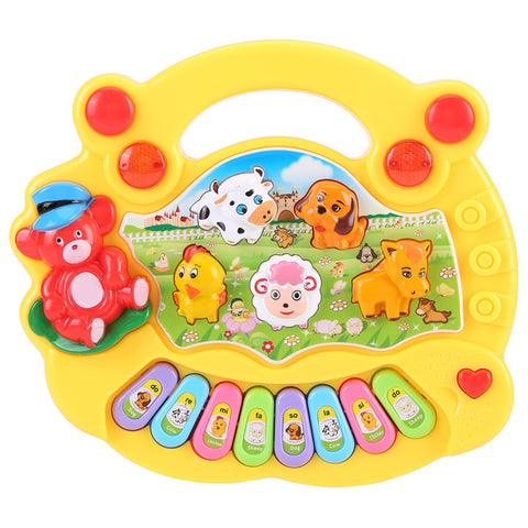 2019 Hot Sale Musical Instrument Toy Baby Kids Animal Farm Piano