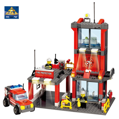 8052 300pcs Fire Rescue Constructor Model Kit Blocks