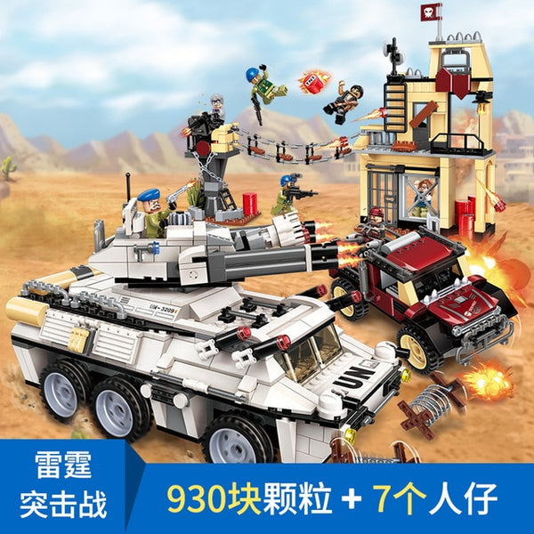 3208 648pcs SWAT/Police Commando Constructor Model